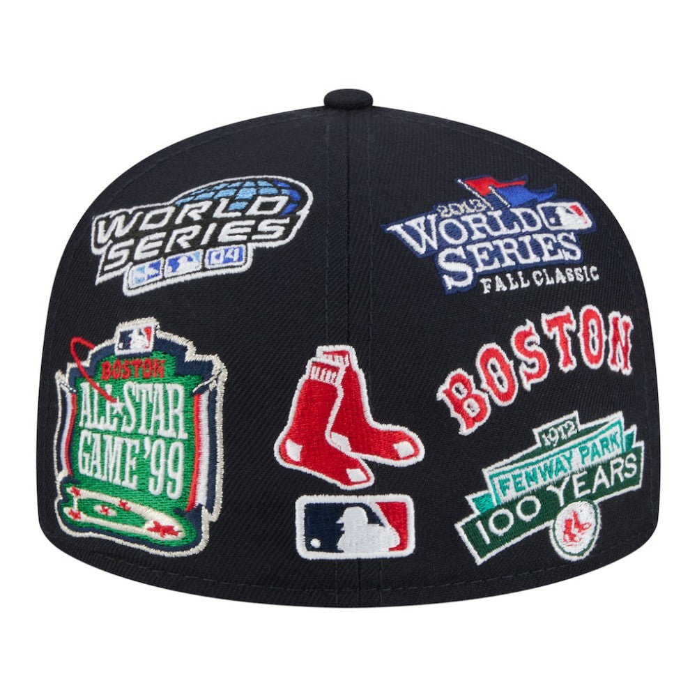 Boston Red Sox New Era All Over 59FIFTY Fitted Hat | MLB For sale