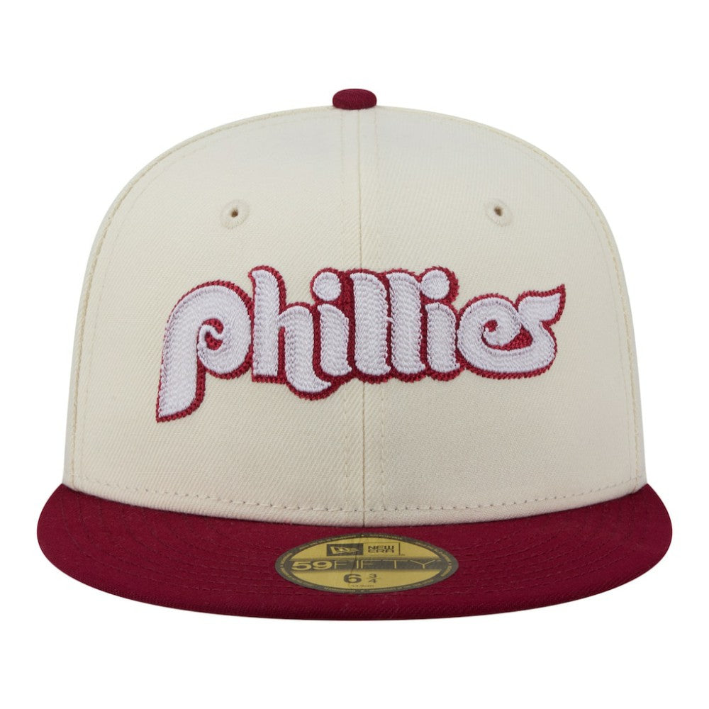 Philadelphia Phillies New Era Two-Tone Stitch 59FIFTY Fitted Hat | MLB Near me