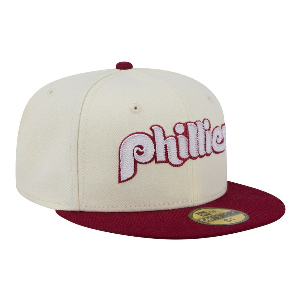 Philadelphia Phillies New Era Two-Tone Stitch 59FIFTY Fitted Hat | MLB Near me