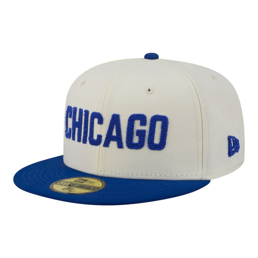 Chicago Cubs New Era Two-Tone Stitch 59FIFTY Fitted Hat | MLB Outlet