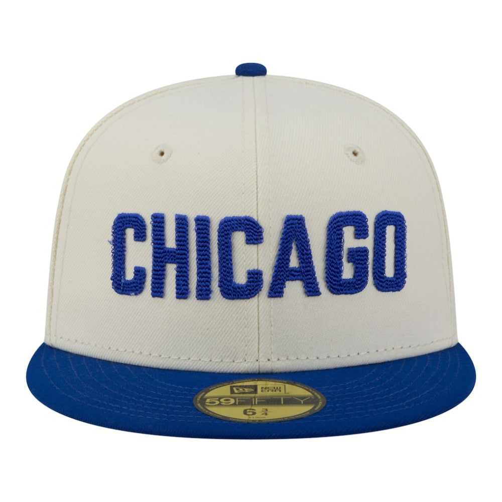 Chicago Cubs New Era Two-Tone Stitch 59FIFTY Fitted Hat | MLB Outlet