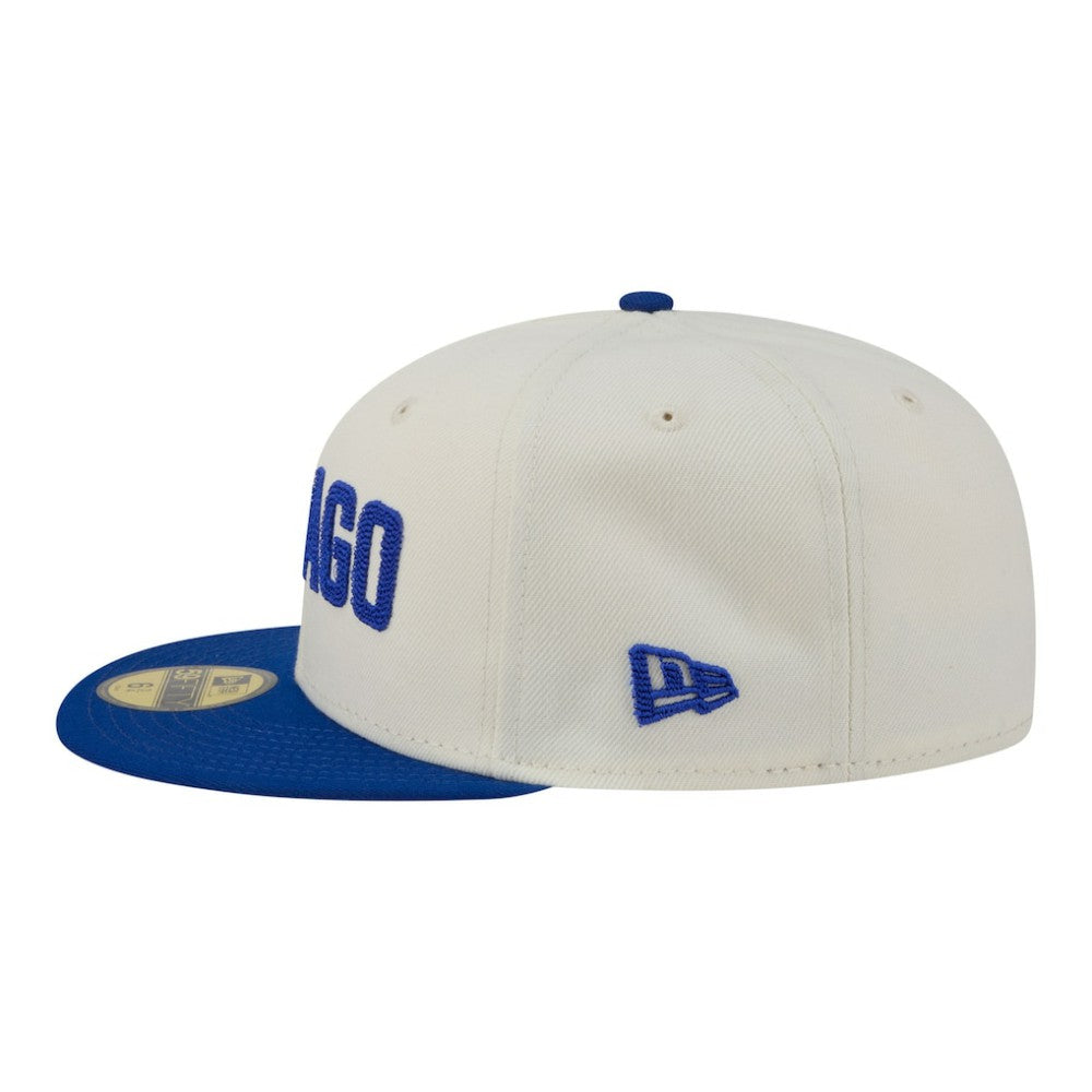 Chicago Cubs New Era Two-Tone Stitch 59FIFTY Fitted Hat | MLB Outlet