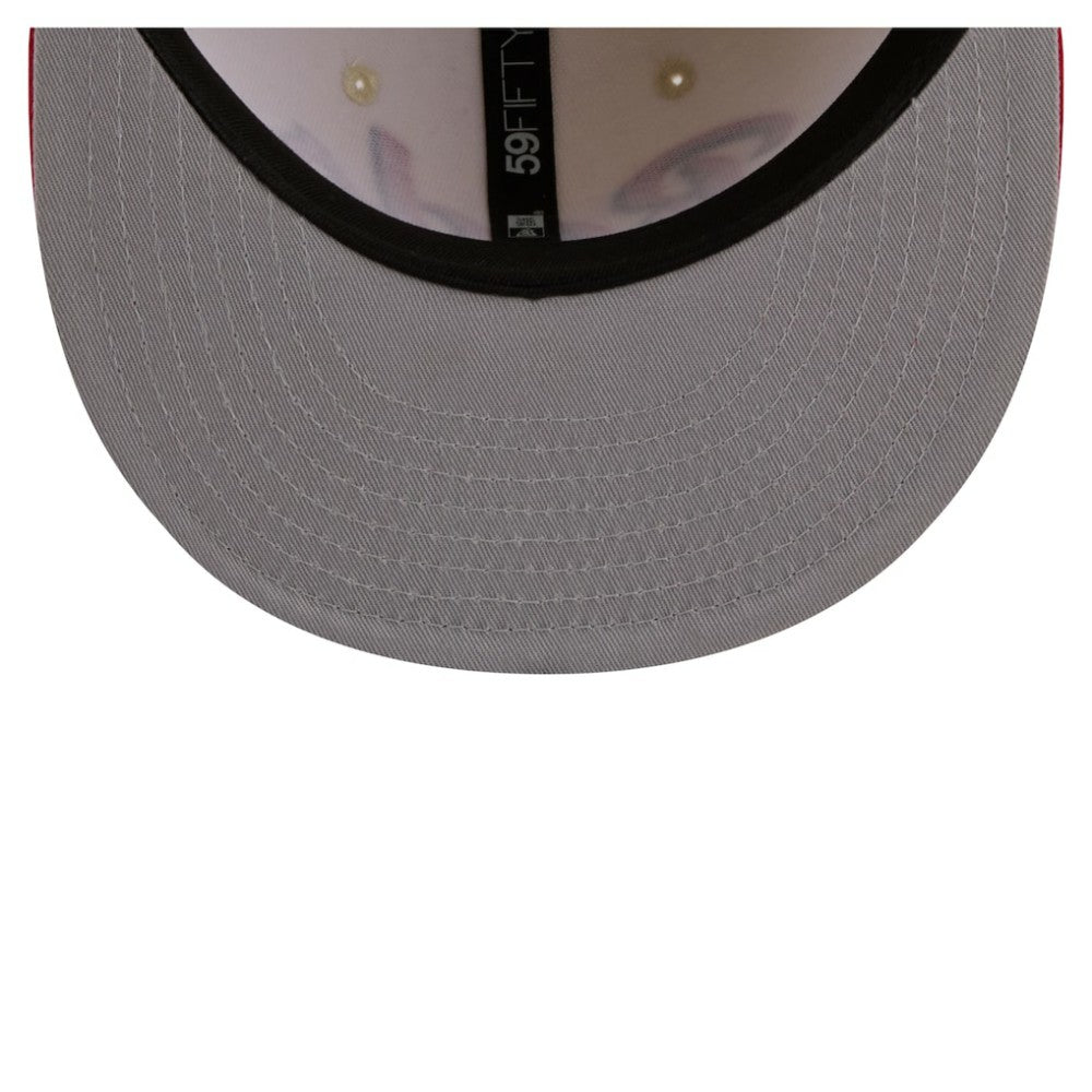 Cincinnati Reds New Era Two-Tone Stitch 59FIFTY Fitted Hat | MLB Outlet