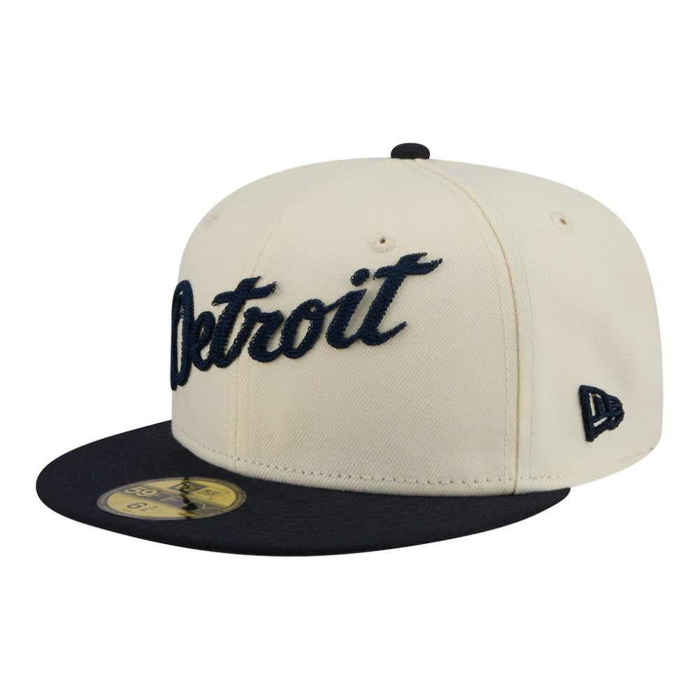 Detroit Tigers New Era Two-Tone Stitch 59FIFTY Fitted Hat | MLB For sale