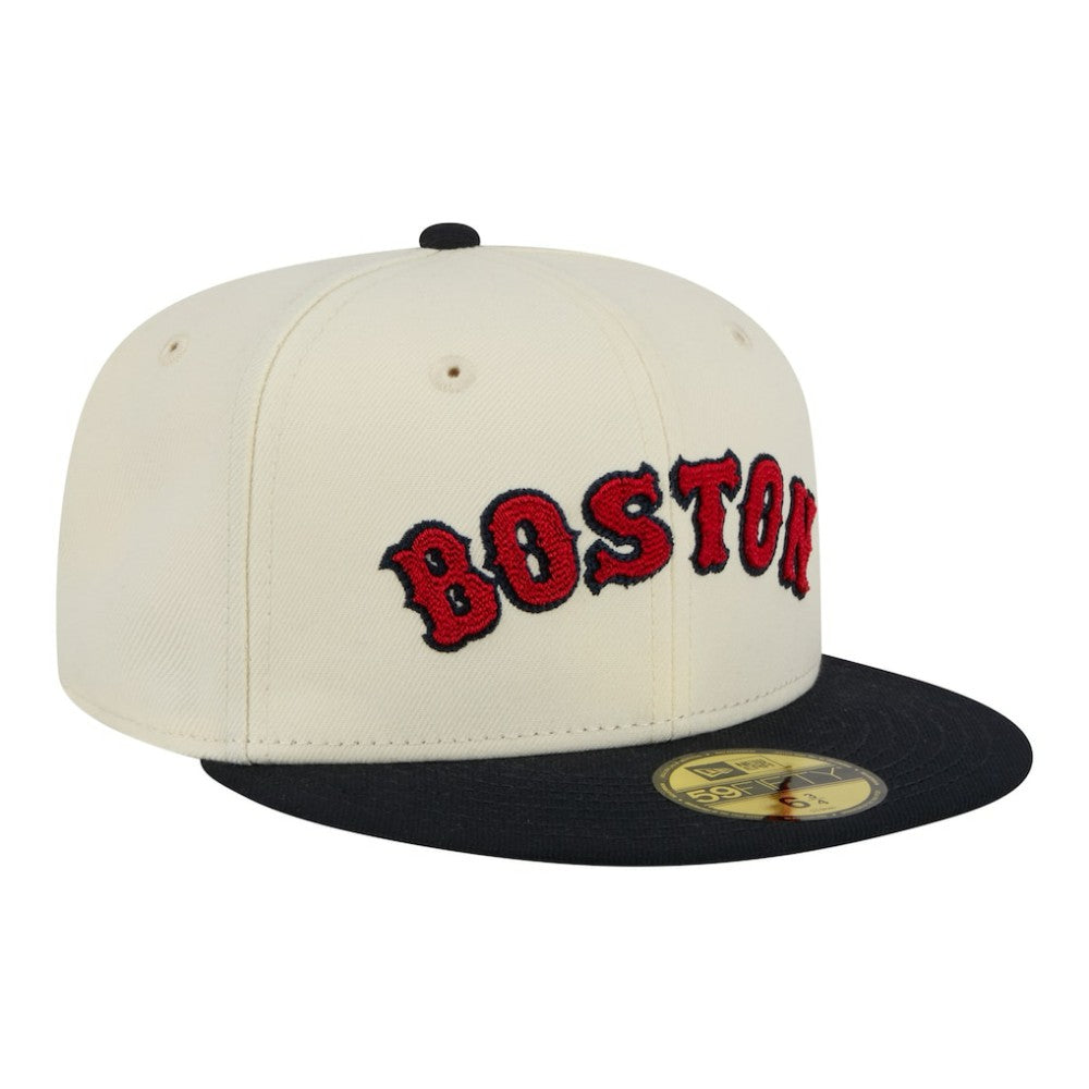 Boston Red Sox New Era Two-Tone Stitch 59FIFTY Fitted Hat | MLB Shop