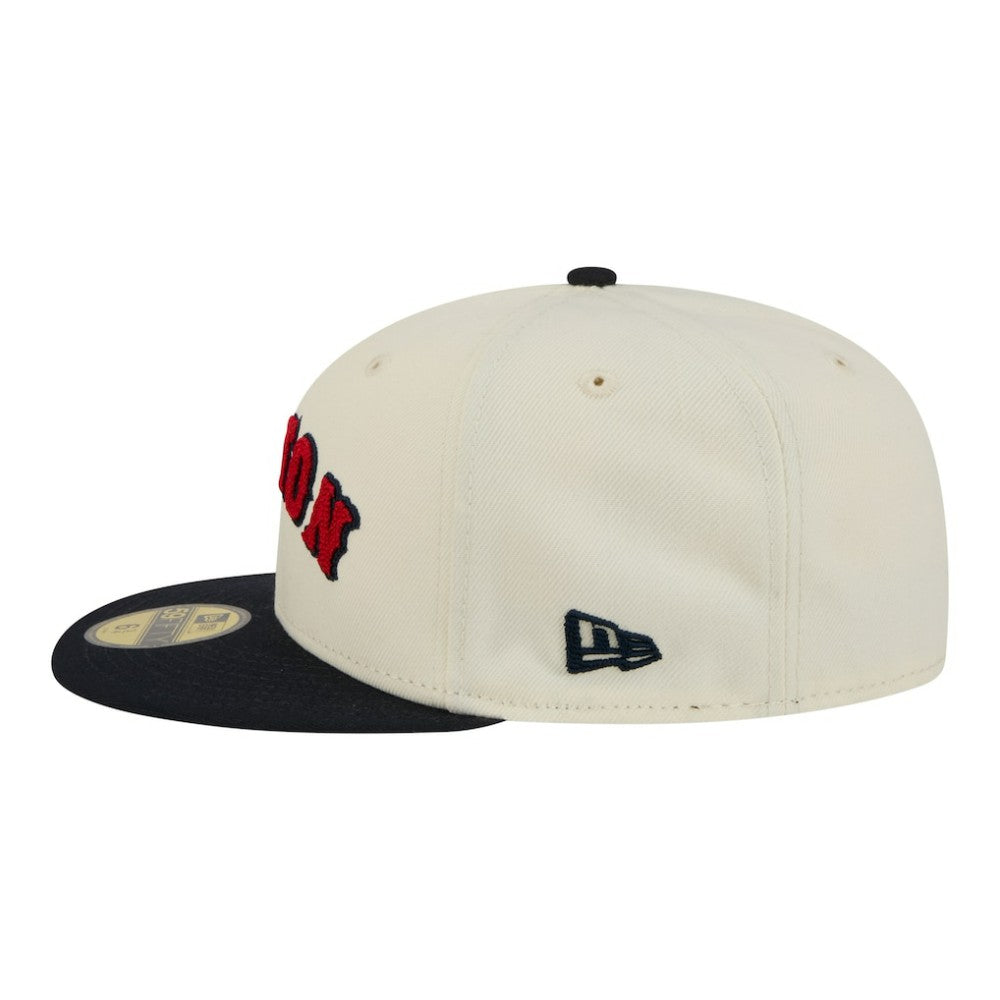 Boston Red Sox New Era Two-Tone Stitch 59FIFTY Fitted Hat | MLB Shop