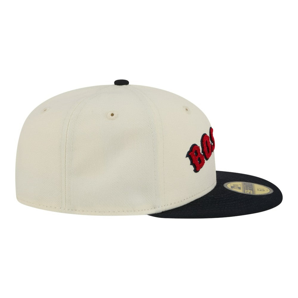 Boston Red Sox New Era Two-Tone Stitch 59FIFTY Fitted Hat | MLB Shop