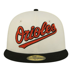 Baltimore Orioles New Era Two-Tone Stitch 59FIFTY Fitted Hat | MLB Sale