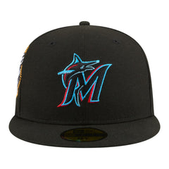 Miami Marlins New Era Hidden Hit 59FIFTY Fitted Hat | MLB Outlet