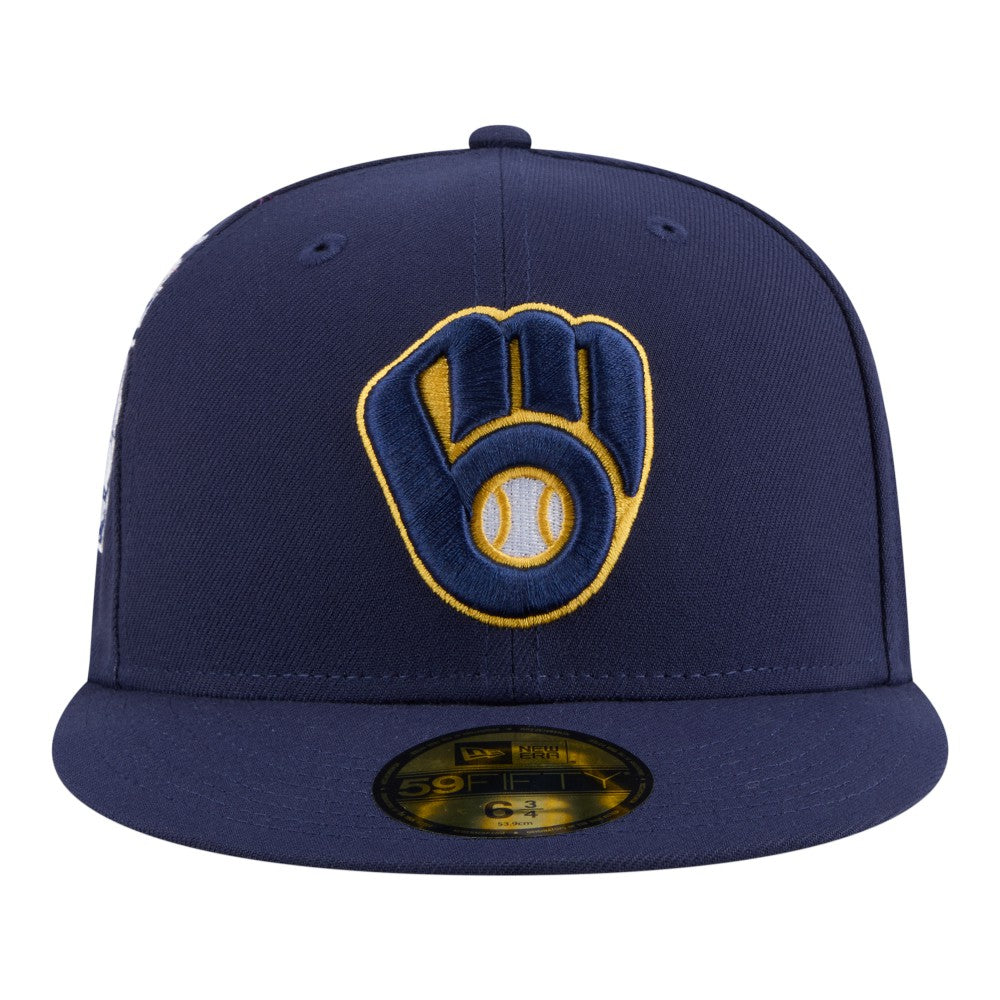 Milwaukee Brewers New Era Hidden Hit 59FIFTY Fitted Hat | MLB Sale