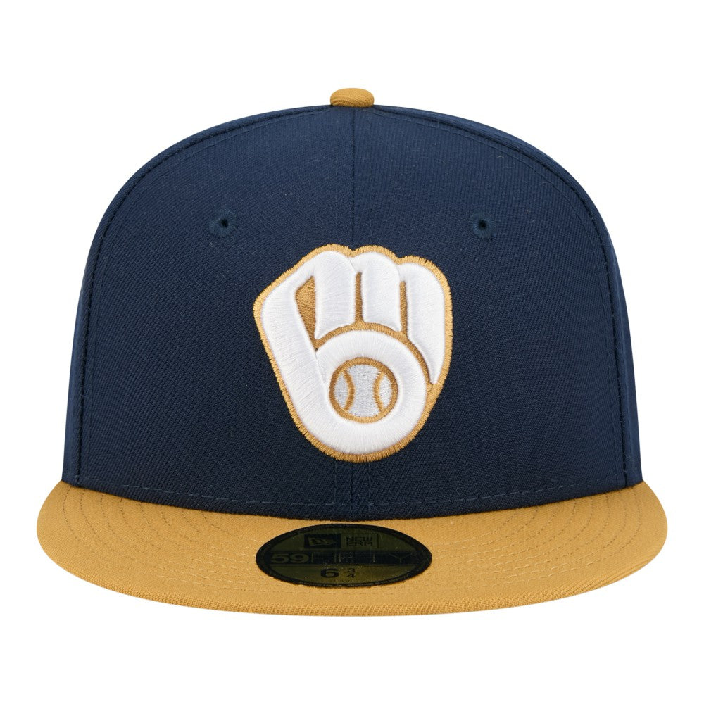 Milwaukee Brewers New Era Two-Tone Color Pack 59FIFTY Fitted Hat | MLB New