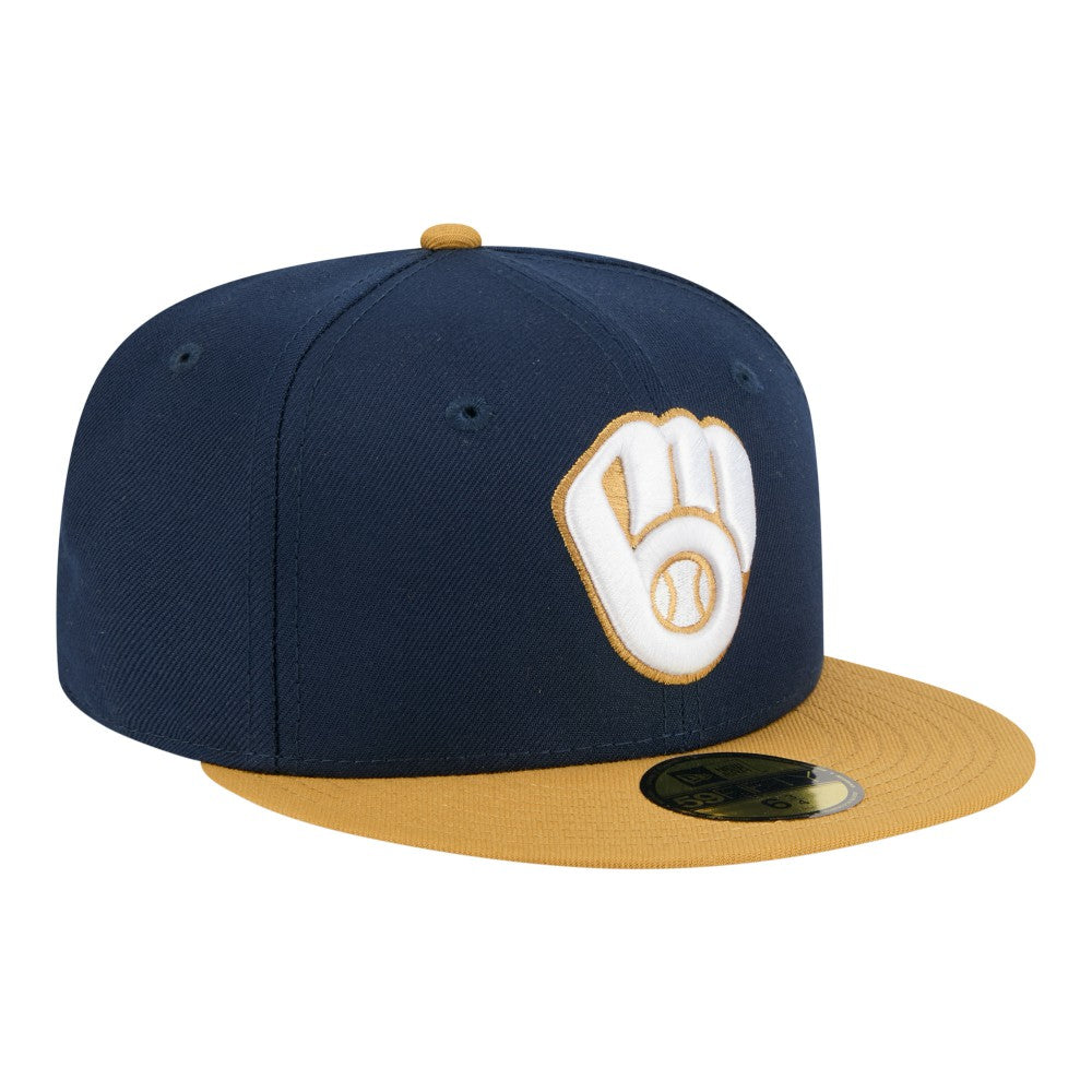 Milwaukee Brewers New Era Two-Tone Color Pack 59FIFTY Fitted Hat | MLB New