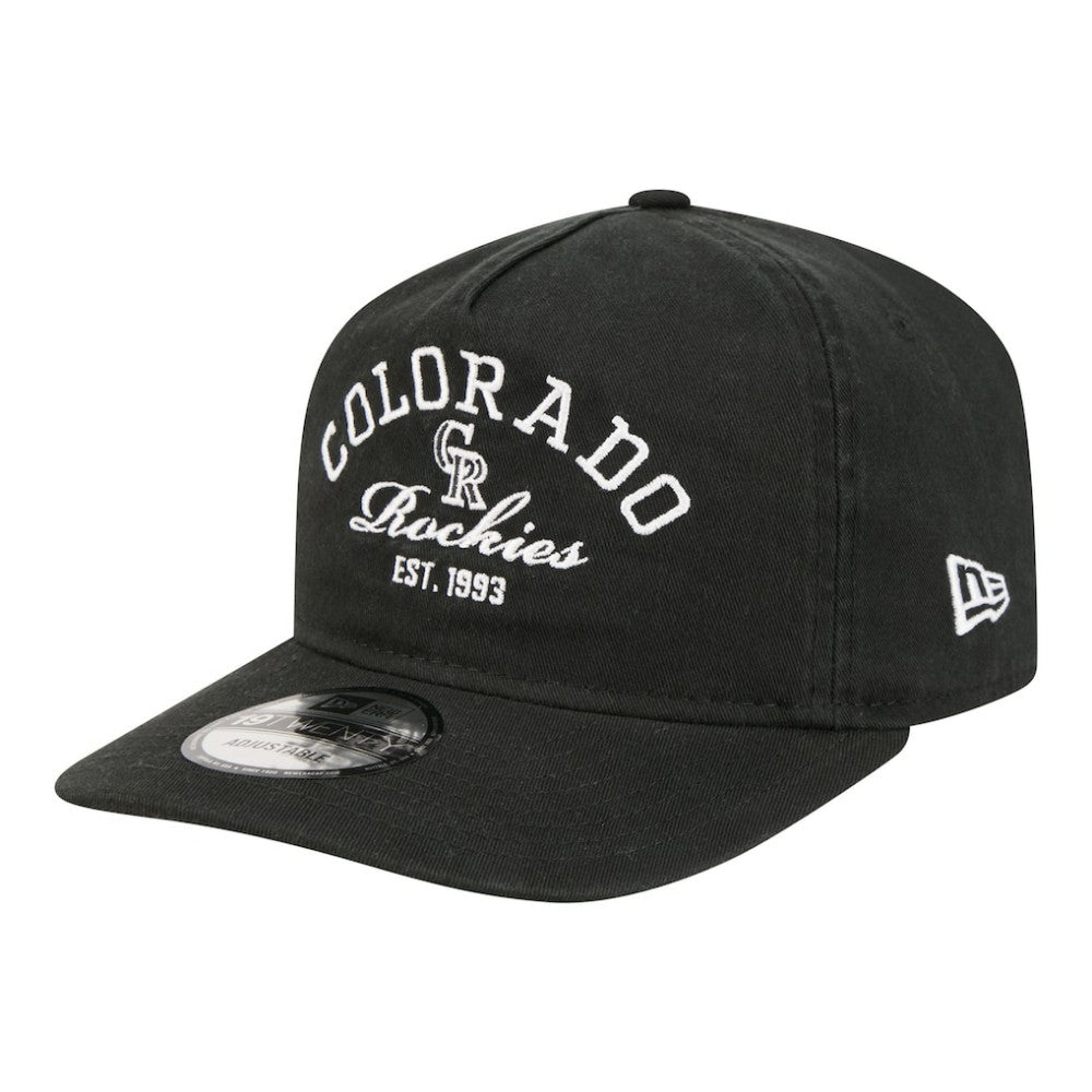 Colorado Rockies New Era Stacked 19TWENTY Adjustable Hat | MLB Discount