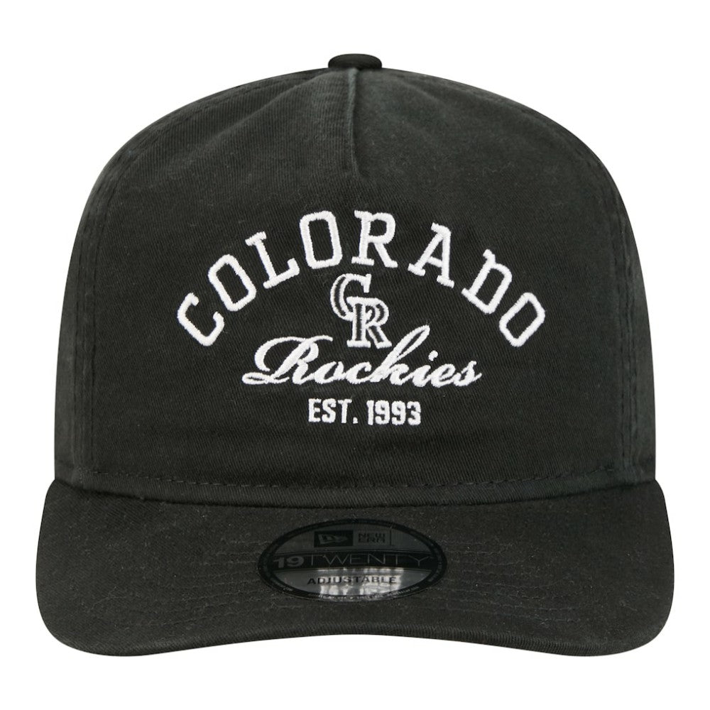 Colorado Rockies New Era Stacked 19TWENTY Adjustable Hat | MLB Discount