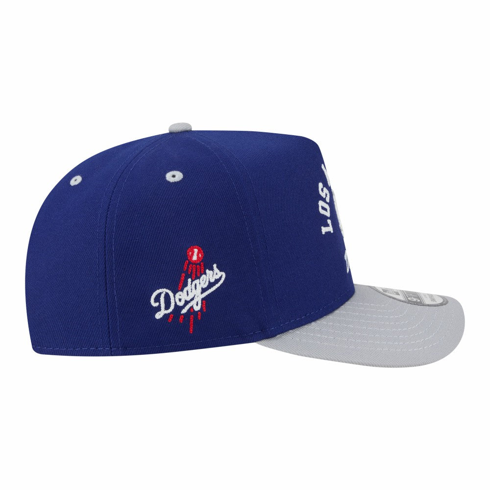 Los Angeles Dodgers New Era Arched A-Frame 9FIFTY Adjustable Hat | MLB US
