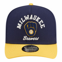 Milwaukee Brewers New Era Arched A-Frame 9FIFTY Adjustable Hat | MLB US