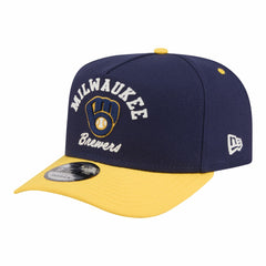 Milwaukee Brewers New Era Arched A-Frame 9FIFTY Adjustable Hat | MLB US