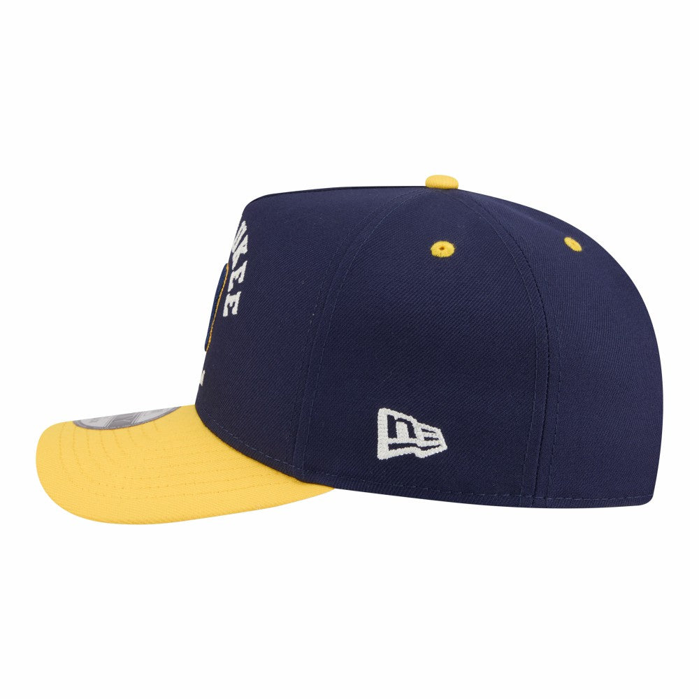 Milwaukee Brewers New Era Arched A-Frame 9FIFTY Adjustable Hat | MLB US