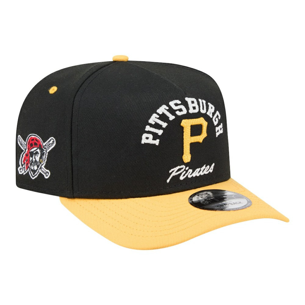 Pittsburgh Pirates New Era Arched A-Frame 9FIFTY Adjustable Hat | MLB For sale