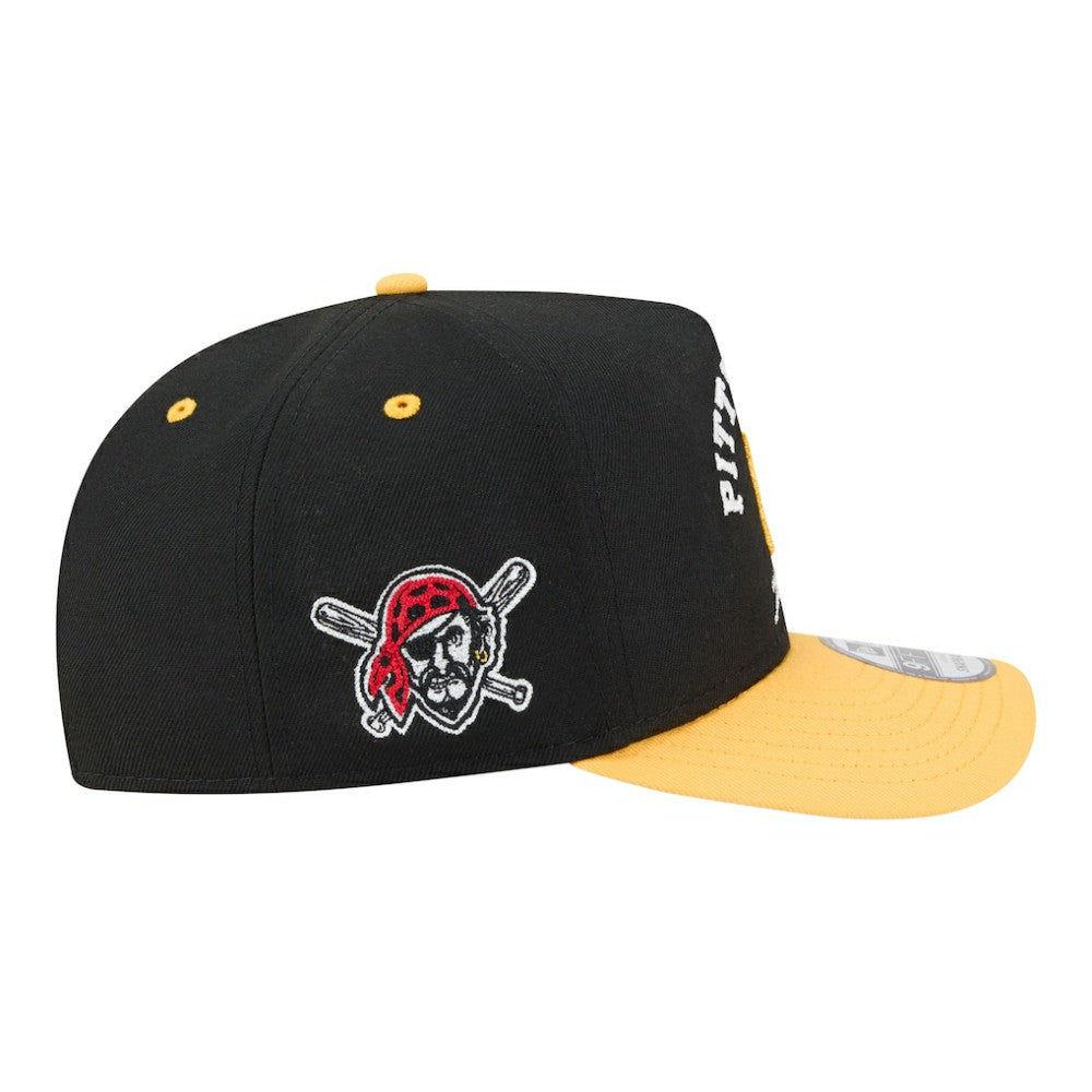 Pittsburgh Pirates New Era Arched A-Frame 9FIFTY Adjustable Hat | MLB For sale