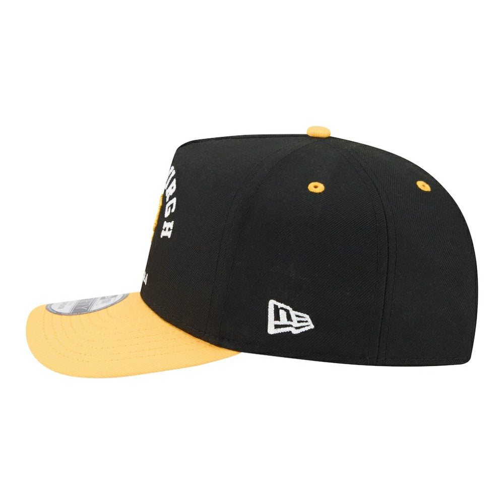 Pittsburgh Pirates New Era Arched A-Frame 9FIFTY Adjustable Hat | MLB For sale