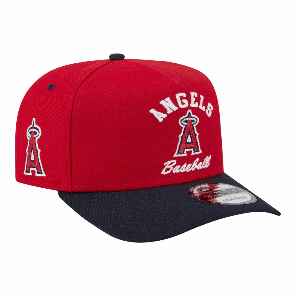 Los Angeles Angels New Era Arched A-Frame 9FIFTY Adjustable Hat | MLB Shop
