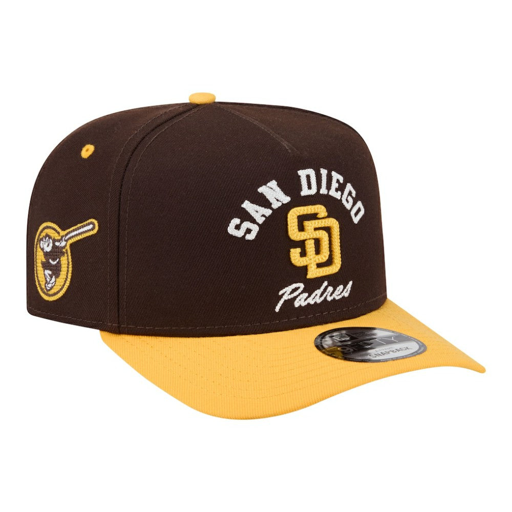 San Diego Padres New Era Arched A-Frame 9FIFTY Adjustable Hat | MLB Shop