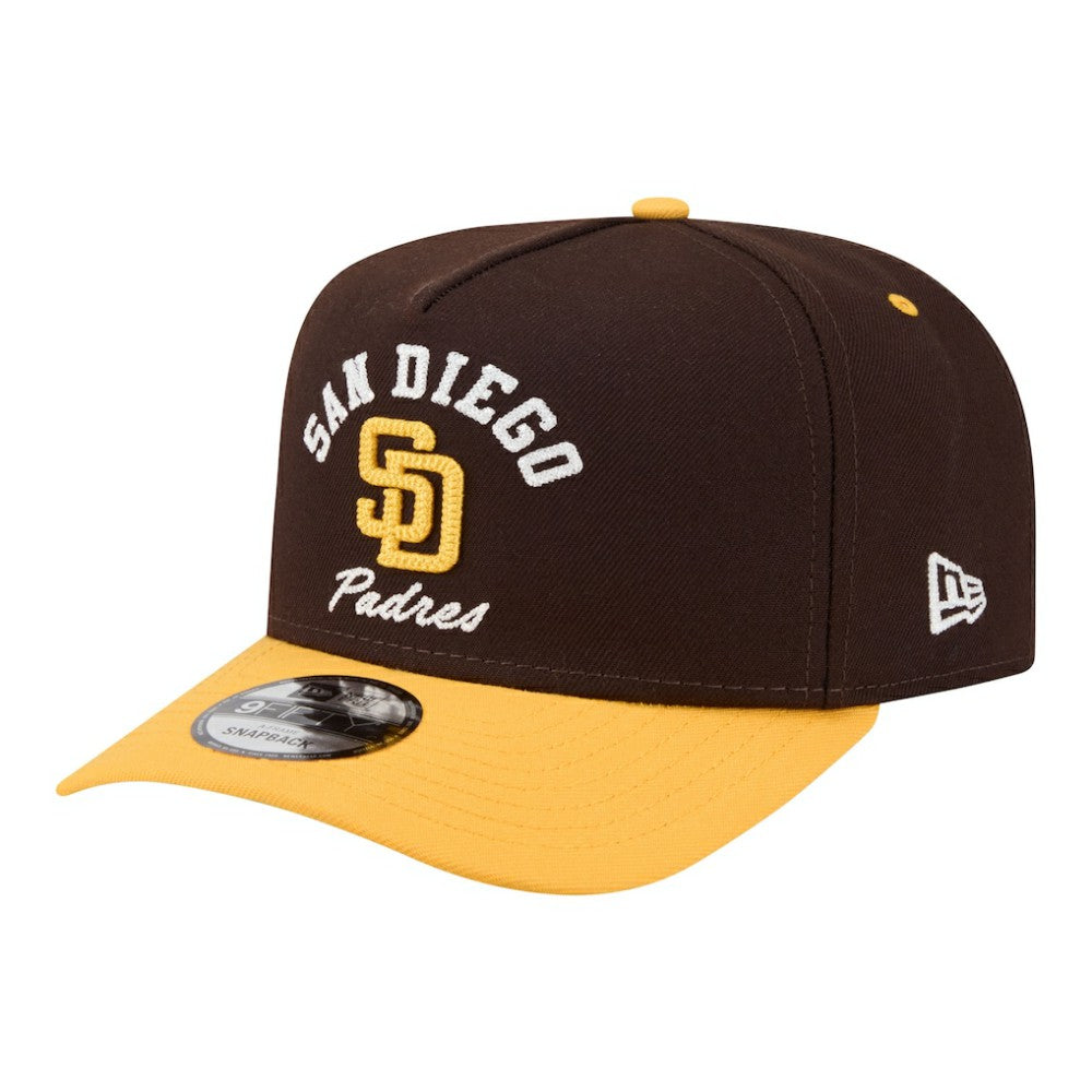 San Diego Padres New Era Arched A-Frame 9FIFTY Adjustable Hat | MLB Shop