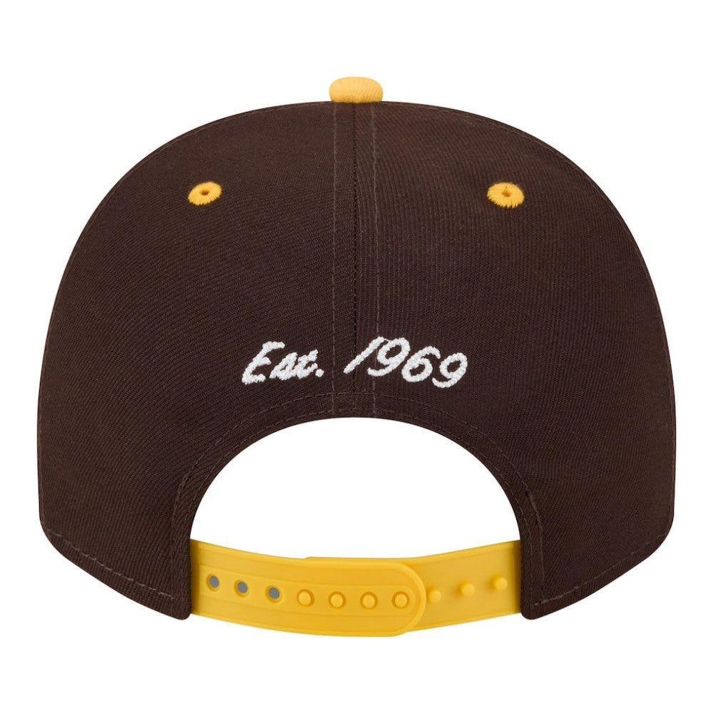 San Diego Padres New Era Arched A-Frame 9FIFTY Adjustable Hat | MLB Shop