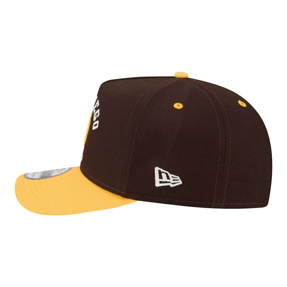 San Diego Padres New Era Arched A-Frame 9FIFTY Adjustable Hat | MLB Shop