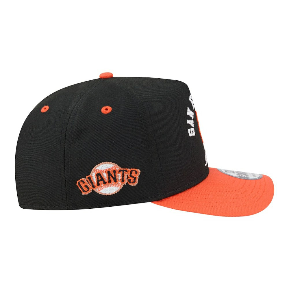 San Francisco Giants New Era Arched A-Frame 9FIFTY Adjustable Hat | MLB Online