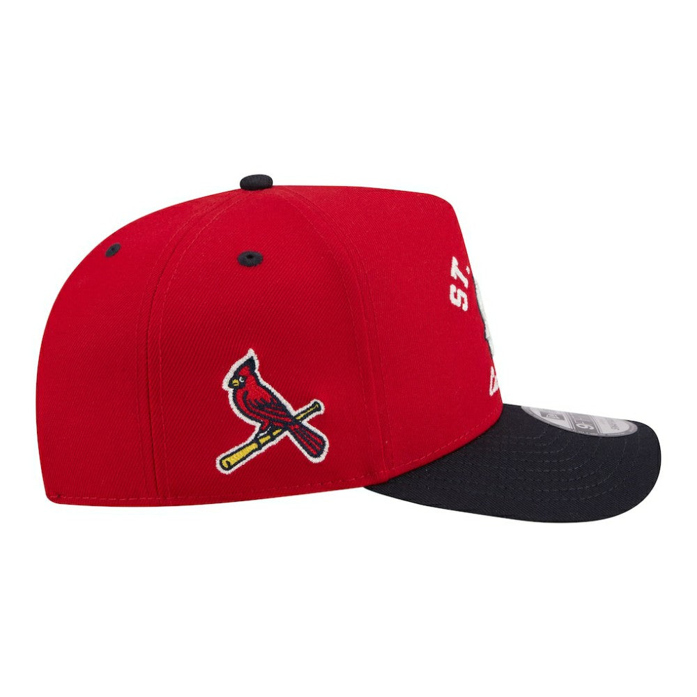 St. Louis Cardinals New Era Arched A-Frame 9FIFTY Adjustable Hat | MLB New