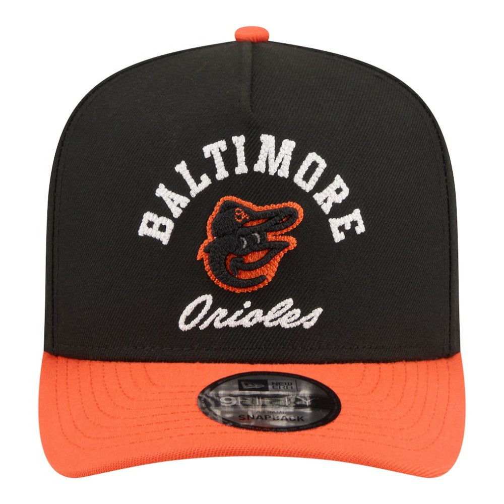 Baltimore Orioles New Era Arched A-Frame 9FIFTY Adjustable Hat | MLB On Sale