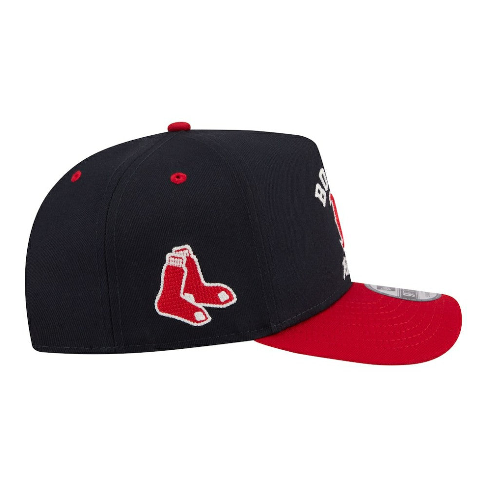 Boston Red Sox New Era Arched A-Frame 9FIFTY Adjustable Hat | MLB New