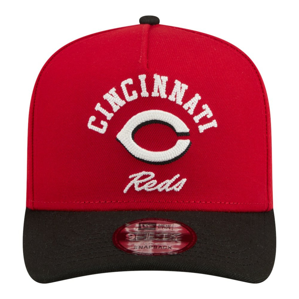 Cincinnati Reds New Era Arched A-Frame 9FIFTY Adjustable Hat | MLB Shop
