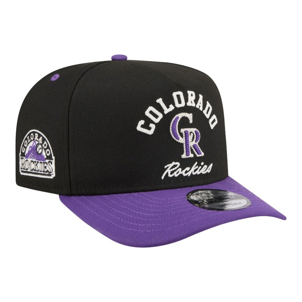 Colorado Rockies New Era Arched A-Frame 9FIFTY Adjustable Hat | MLB Shop