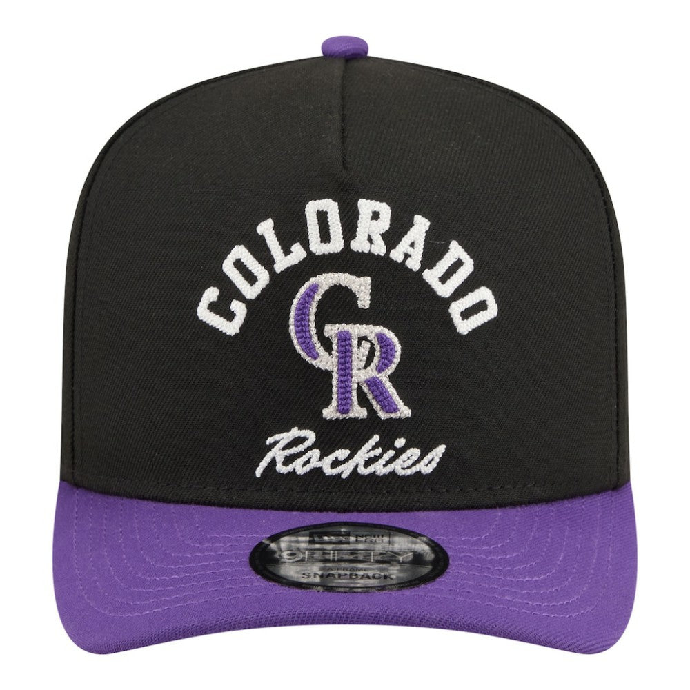 Colorado Rockies New Era Arched A-Frame 9FIFTY Adjustable Hat | MLB Shop