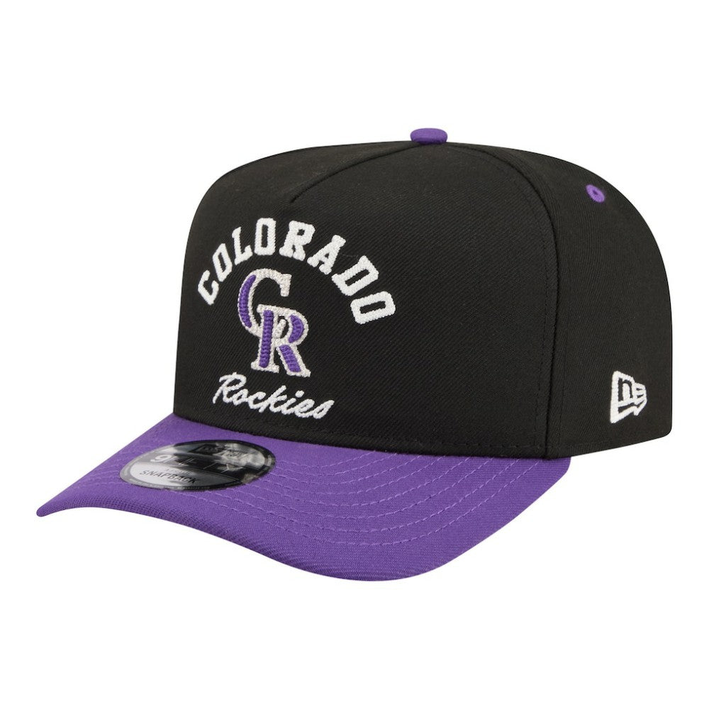 Colorado Rockies New Era Arched A-Frame 9FIFTY Adjustable Hat | MLB Shop