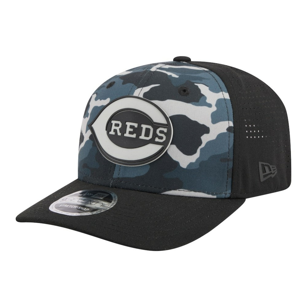 Cincinnati Reds New Era Tonal Camo 9SEVENTY Stretch-Snap Hat | MLB Shop
