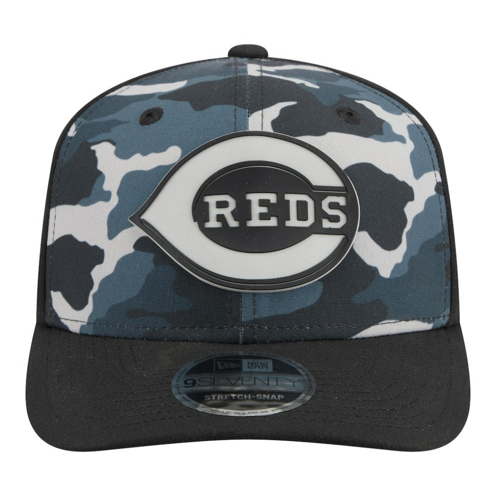 Cincinnati Reds New Era Tonal Camo 9SEVENTY Stretch-Snap Hat | MLB Shop