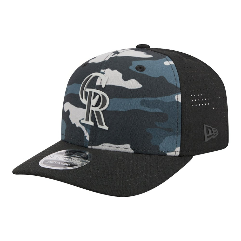 Colorado Rockies New Era Tonal Camo 9SEVENTY Stretch-Snap Hat | MLB Sale