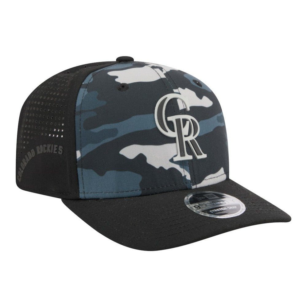 Colorado Rockies New Era Tonal Camo 9SEVENTY Stretch-Snap Hat | MLB Sale