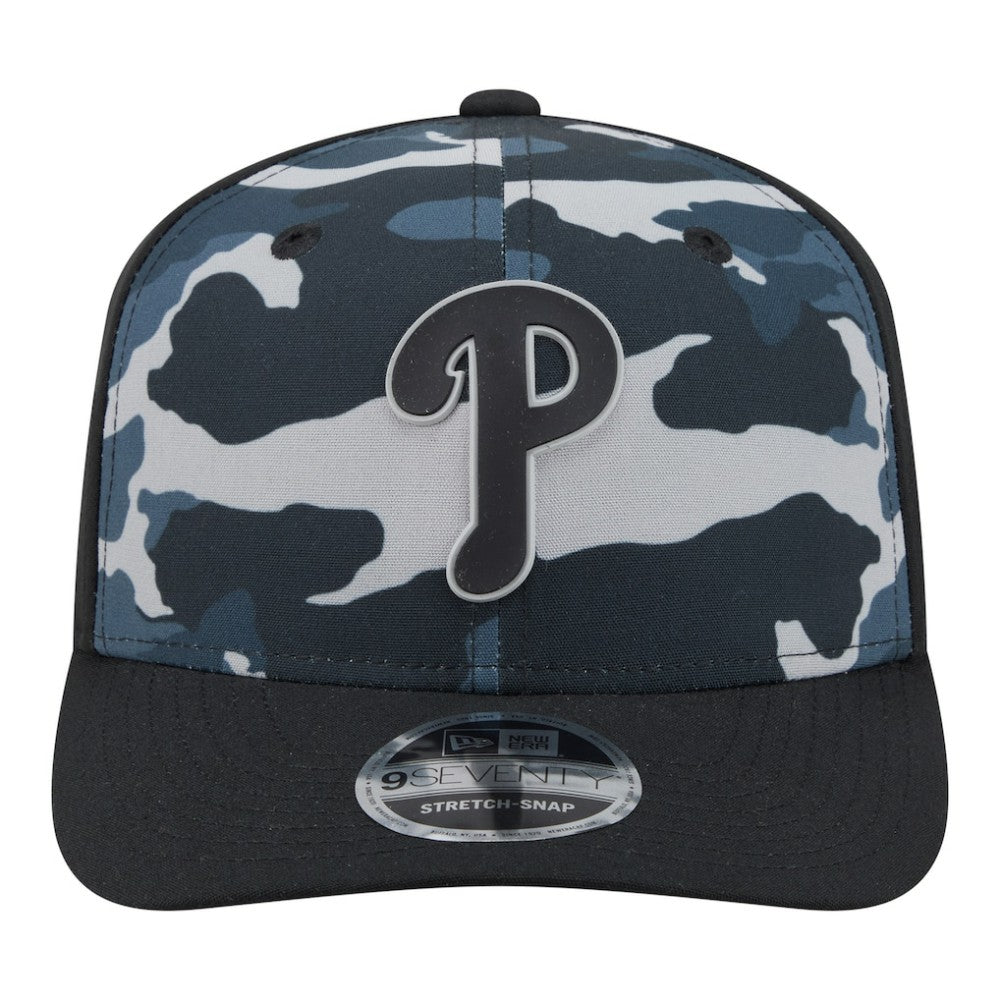 Philadelphia Phillies New Era Tonal Camo 9SEVENTY Stretch-Snap Hat | MLB For sale
