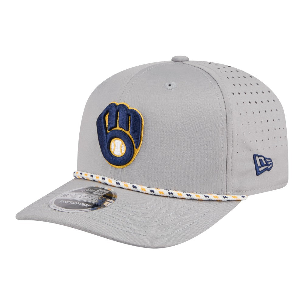 Milwaukee Brewers New Era Sport Rope 9SEVENTY Adjustable Hat | MLB Outlet