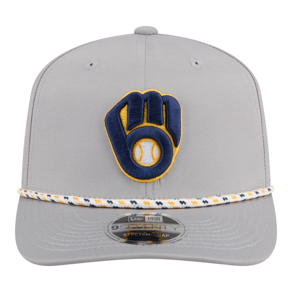 Milwaukee Brewers New Era Sport Rope 9SEVENTY Adjustable Hat | MLB Outlet