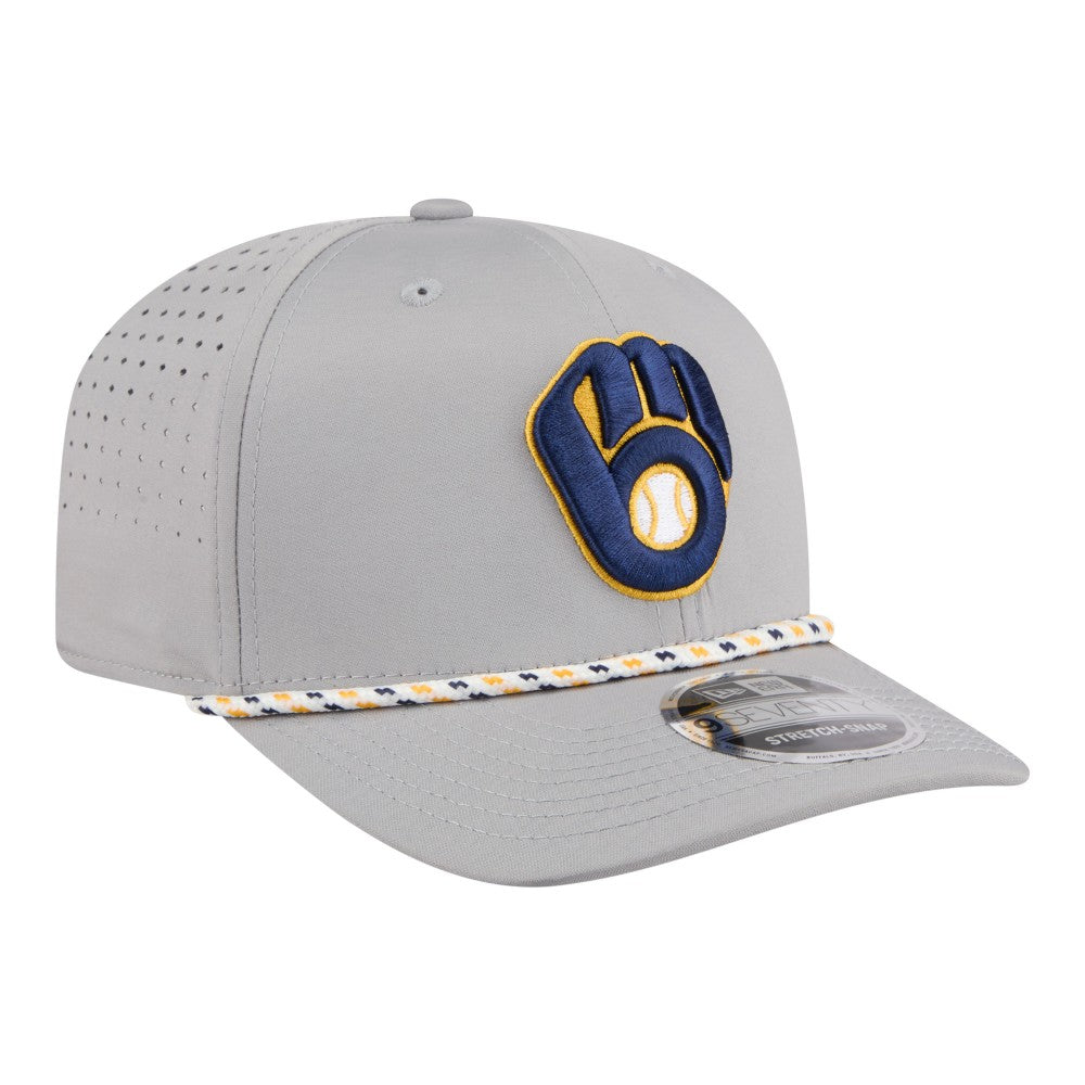 Milwaukee Brewers New Era Sport Rope 9SEVENTY Adjustable Hat | MLB Outlet