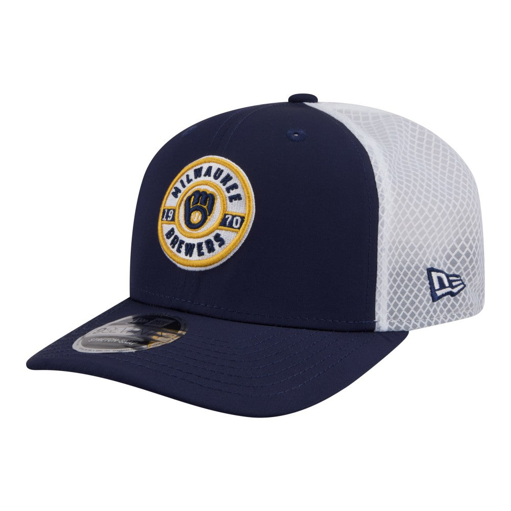 Milwaukee Brewers New Era Active 9SEVENTY Adjustable Trucker Hat | MLB Near me
