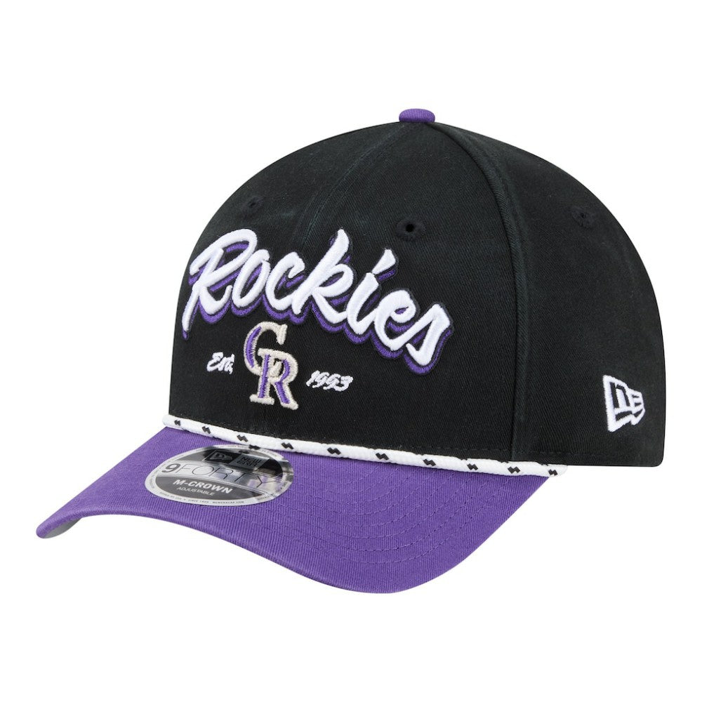 Colorado Rockies New Era Team Loyal 9FORTY M-Crown Adjustable Hat | MLB Discount