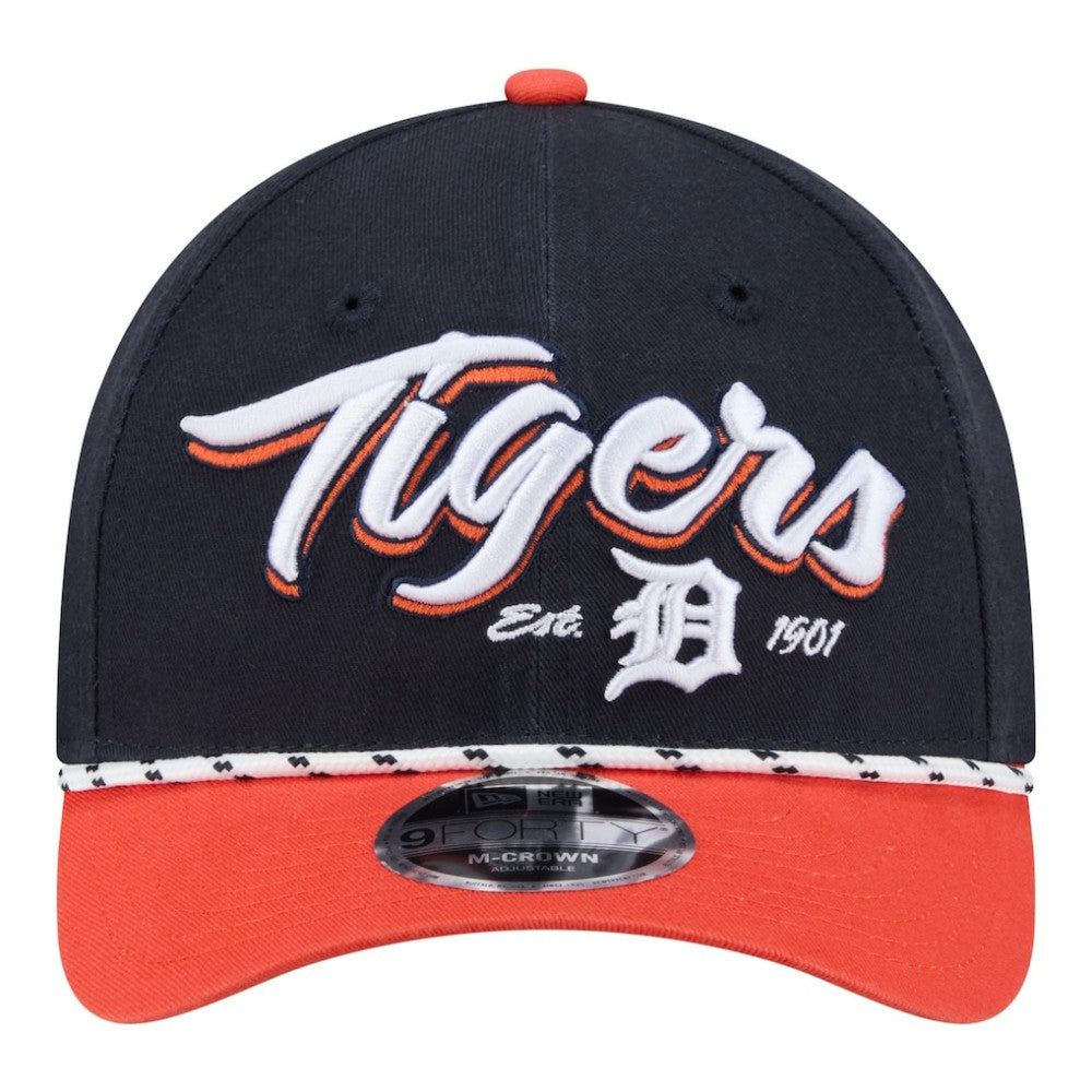 Detroit Tigers New Era Team Loyal 9FORTY M-Crown Adjustable Hat | MLB Discount