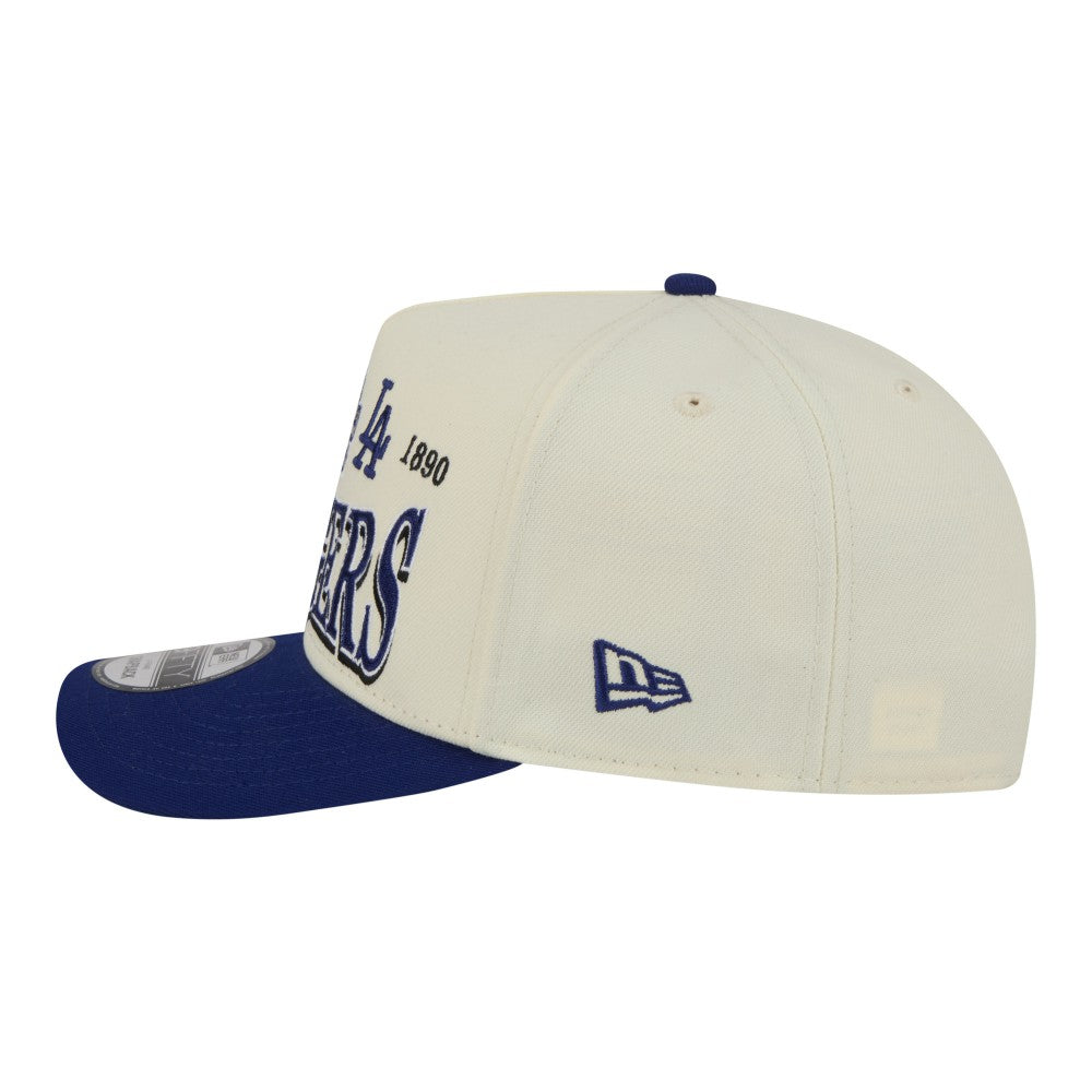 Los Angeles Dodgers New Era Throwback Tri-Hit A-Frame 9FIFTY Adjustable Hat | MLB For sale